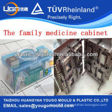 2013 New household high quality and good price the family medicine plastic first aid box injection mould